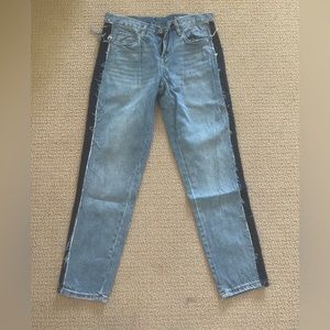 Blanknyc crop girlfriend jeans size 27
